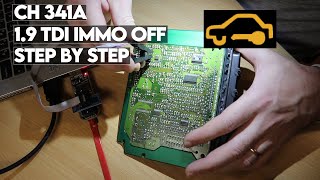 VAG EDC15V  MSA15 IMMO Immobilizer OFF Step By Step With CH341a Programmer [upl. by Kalam799]