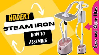 How to assemble Hodekt Steam Iron  Garment steaming iron [upl. by Nois]