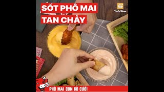 CÁCH LÀM SỐT PHÔ MAI TAN CHẢY  LÀM DỄ ĂN NGON CÙNG CON BÒ CƯỜI [upl. by Ztnaj319]