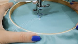 Free Motion Sewing on a Regular Sewing Machine [upl. by Abraham299]