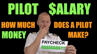 Whats the Annual Salary of an Airline Pilot [upl. by Ydnolem]