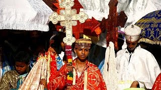 Ethiopian orthodox Christians mark the baptism of Jesus Christ [upl. by Sylera]