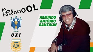 Brasil 0 x 1 Argentina 1990  Armindo Antônio Ranzolin [upl. by Asen]