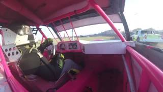 Mark Smith IMCA Stockcar Onboard Longdale Speedway 72217 [upl. by Htebi258]