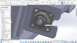 Montaje de Banda Transportadora Solidworks [upl. by Shannah930]