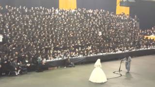 Mitzvah Tantz Bobov 45 Youngest Child Wedding in Armory [upl. by Thamos]