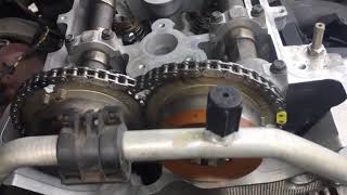 09 Pontiac 24 VVT TIMING CHAIN INSTALL [upl. by Chauncey]