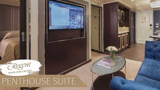 Regent Seven Seas Splendor  Penthouse Suite Full Walkthrough Tour amp Review  4K [upl. by Ok]