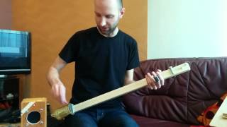 Electric Diddley Bow Canjo One String Guitar [upl. by Hilbert267]