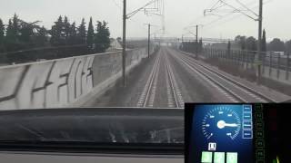 High speed train TGV cockpit view France [upl. by Eltsirhc]