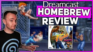 SEGA DREAMCAST HOMEBREWPORT REVIEW  FINAL FIGHT REBIRTH [upl. by Otreblig993]