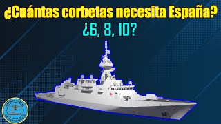 ¿CUÁNTAS CORBETAS NECESITA ESPAÑA [upl. by Cavil]