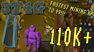 OSRS 3 Tick Mining  The Easiest Way  3T4G Fastest to 99 Mining [upl. by Aynotan369]