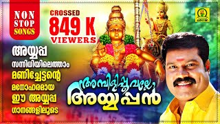 അമ്പിളിപ്പൂവല്ലേ അയ്യപ്പൻ  Kalabhavan Mani Nonstop Malayalam Ayyappa Devotional Songs  Mani Hits [upl. by Alguire]