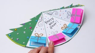 How to make Christmas card  Easy Christmas card ideas  Handmade Christmas cards ideas [upl. by Avahc295]