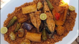 How to make Gambian Jollof Rice  Benachin [upl. by Horace53]