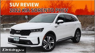 2022 Kia Sorento PHEV  SUV Review  Drivingca [upl. by Pollard]