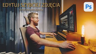 Jak używać SZTUCZNEJ INTELIGENCJI w Photoshop Beta  Przyśpiesz swoją pracę [upl. by Mort]