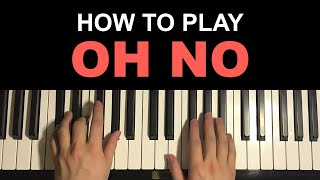 Capone  Oh No Piano Tutorial Lesson [upl. by Baudoin]