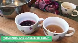 How to make NZ Kumarahou and Blackberry Syrup [upl. by Anevad]