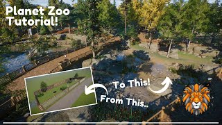 Planet Zoo Natural Habitat Tutorial Steps and Ideas [upl. by Okir886]