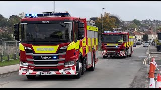 Dorset amp Wiltshire  Salisbury amp Wilton  Scania P280  On Blue Lights and Siren [upl. by Enial]