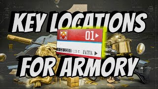 All Key Locations In Armory [upl. by Aipmylo551]