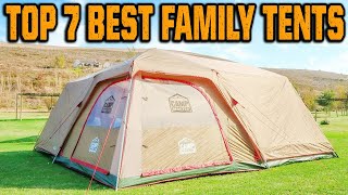 Best Family Tents in 2023  Top 7 Large Family Camping Tents For Windy Conditions [upl. by Eicam]