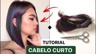 CORTANDO MEU CABELO CURTO SOZINHA  Namie Kishimoto [upl. by Hara920]