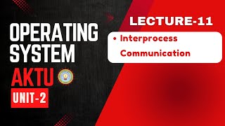 Lecture 11  Interprocess Communication  Operating System Unit2  Aktu Operating System [upl. by Adnolaj]