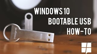 How to create a bootable USB drive for Windows 10 [upl. by Leunamne692]