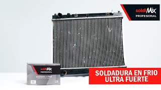 ¿Cómo reparar un radiador con soldadura en frio [upl. by Penman]