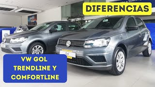 🔥🚗¿Cuáles son las diferencias entre Volkswagen Gol Trendline y Comfortline [upl. by Nannek856]