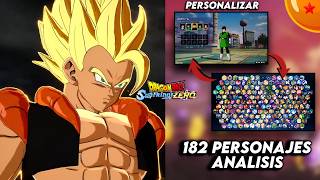 ¡¡ANALISIS DEL ROSTER COMPLETO DE DRAGON BALL SPARKING ZERO 182 PERSONAJES [upl. by Htebaile392]