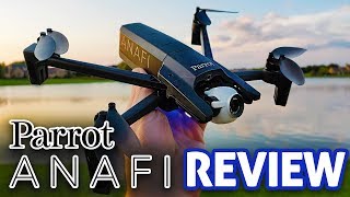 Parrot ANAFI 4K HDR Drone HandsOn Review [upl. by Wilscam26]