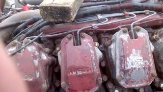 Iveco 18 liter V8 start and running [upl. by Mell]