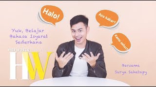 Belajar Bahasa Isyarat Bareng Surya Sahetapy [upl. by Ahron515]