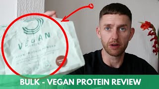 🍫🥜Bulk  Vegan Protein Review  Chocolate Peanut WATCH THIS BEFORE BUYING [upl. by Aicirpac]