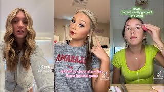 GRWM for a football game  TikTok compilation [upl. by Ellenod]