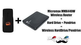 Make your External Hard Drive or Pendrive Wirelessly accessible [upl. by Dust]