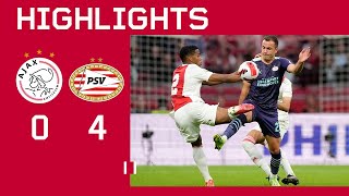 😤  Highlights Ajax  PSV  Johan Cruijff Schaal [upl. by Eixam]