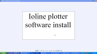 Ioline Plotter Software install with configuration [upl. by Orodisi680]