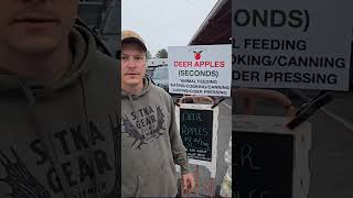 Lets save some money bearwdaylilyfarm Ashevillefarmermarket apples [upl. by Meekah]