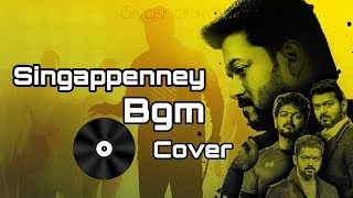 Singappenney Bgm Cover Instrumental  Bigil  ARRahman  Atlee  Thalapathy Vijay [upl. by Ahseram633]