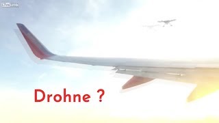 ►Drohne kollidiert mit Flugzeug 🛫 [upl. by Bobby]