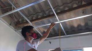 Como hacer un cielo raso en drywall [upl. by Granoff]