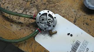 Rebuilding a fuel pump on an old snowmobile [upl. by Stickney]