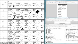 Scorekeeping Part 2 of 4 Notation [upl. by Joyan]