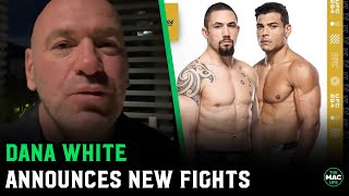 Dana White announces first fights for UFC 300 [upl. by Donetta]