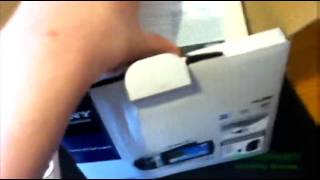 Unboxing Sony Handycam DCRSX65E [upl. by Siravrat]